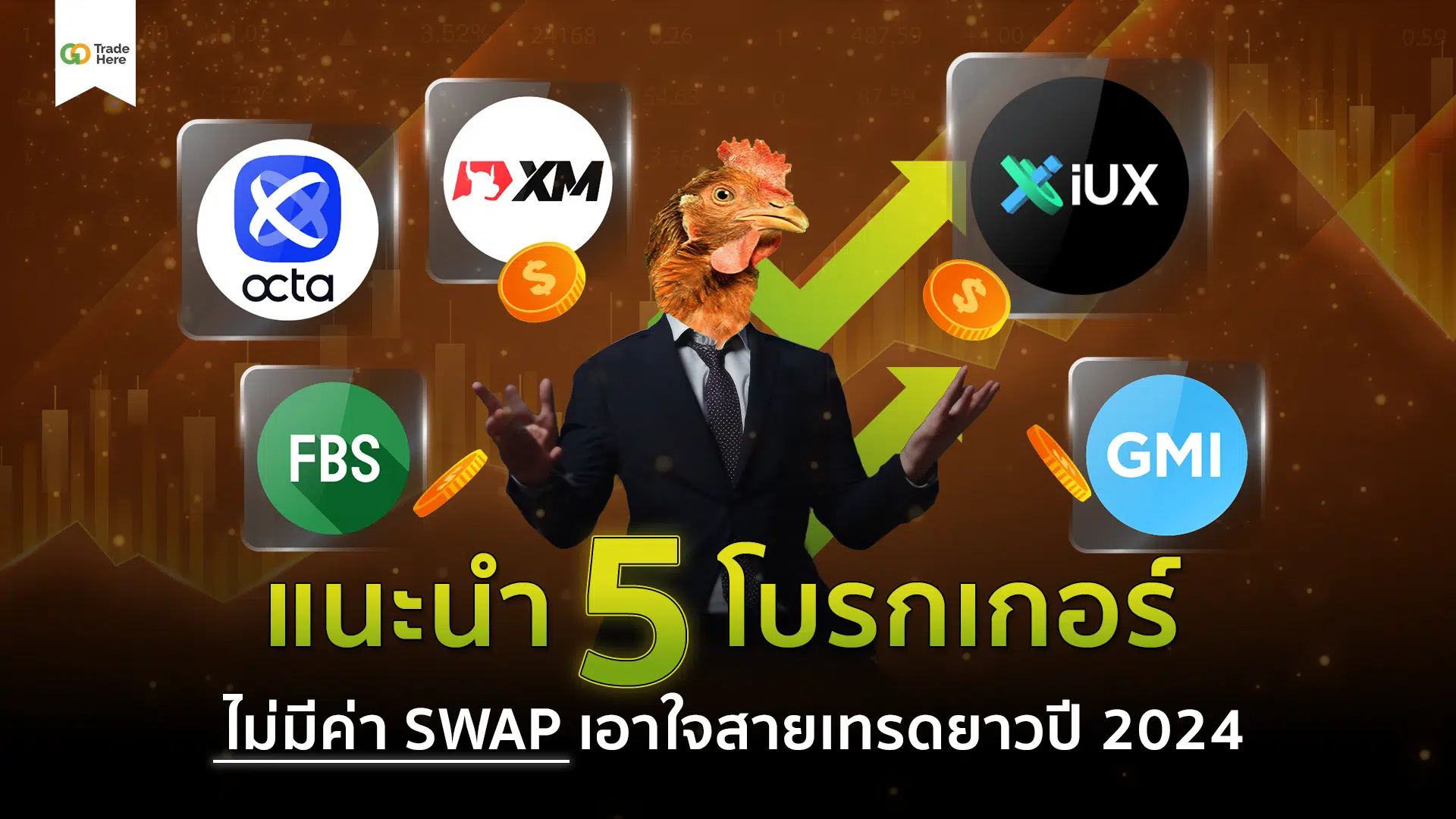 5 โบรกเกอร์ Forex ไม่มีค่า Swap เอาใจสายเทรดยาว ปี 2024