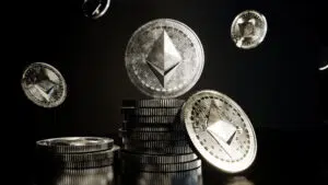 ethereum coin cryptocurrency digital money 1